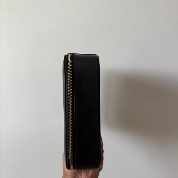 CHANEL Black Embossed Beauty Pouch - Picture 2 of 6